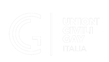 logo unioni civili gay white